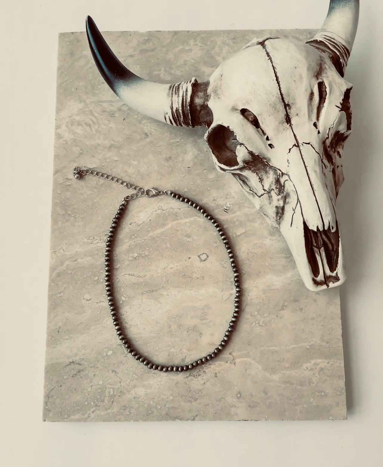 Navajo Bead Choker Necklace