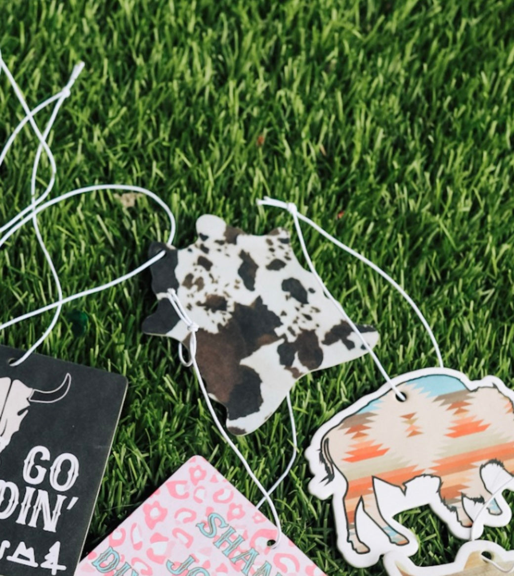 Cowhide Car Freshener