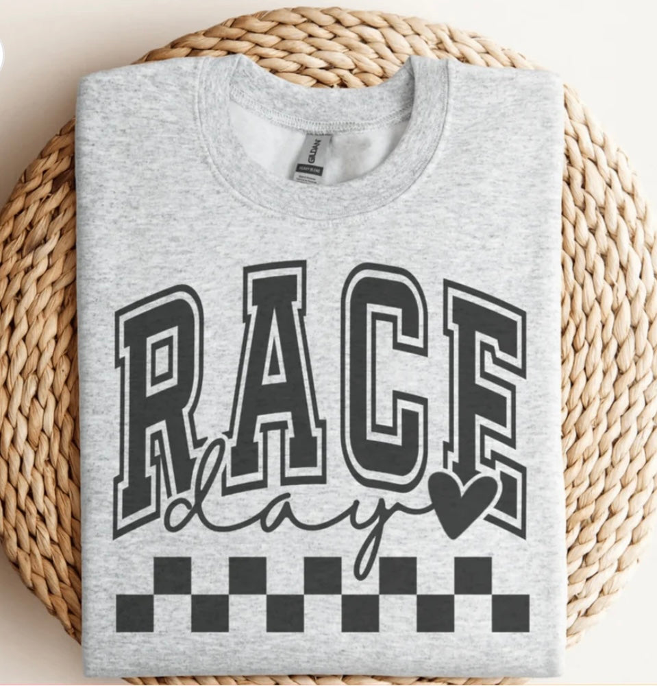 Race Day Tee/Crewneck