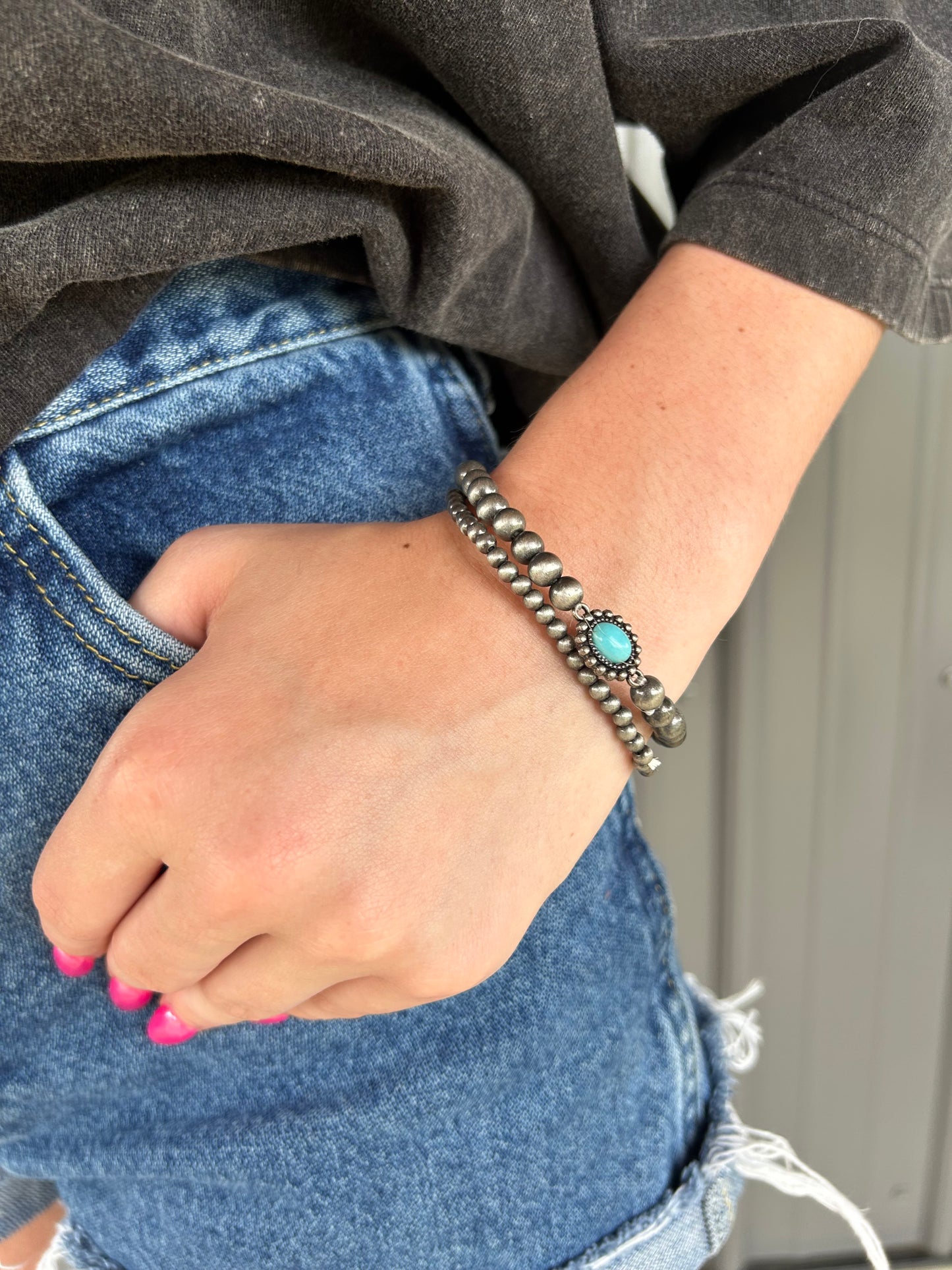 Turquoise Stretch Bracelet