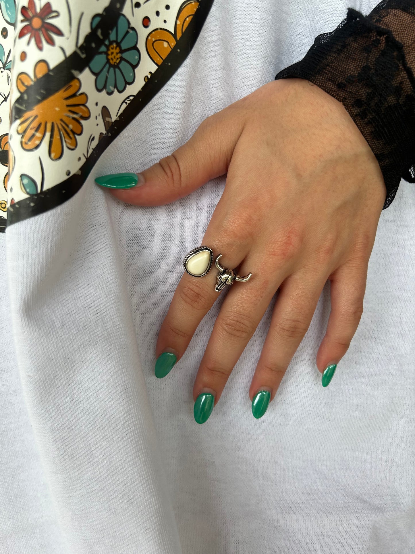 Longhorn Cuff Ring