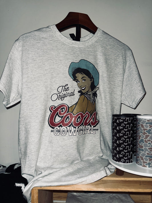 Coors Cowgirl Tee