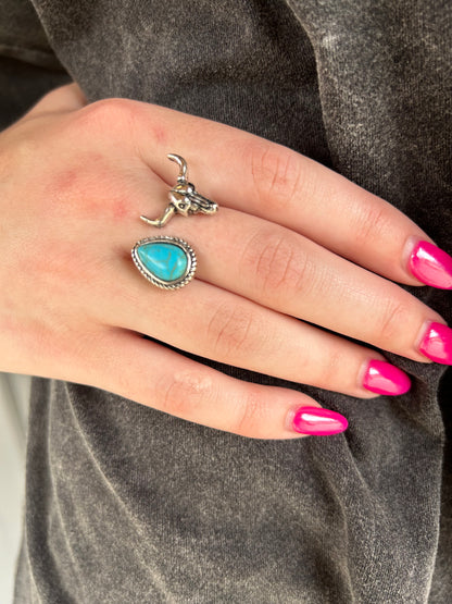 Longhorn Cuff Ring