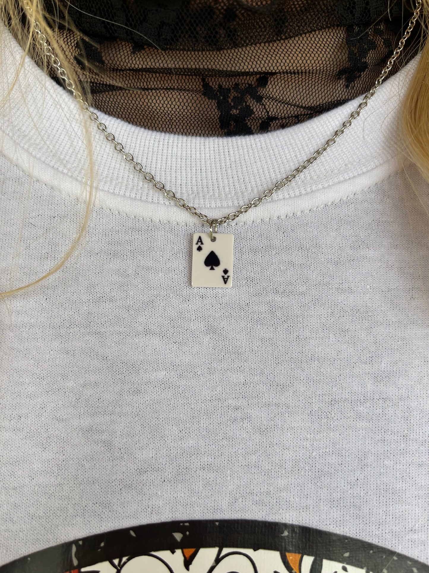 Play Your Cards Right Cowboy necklace