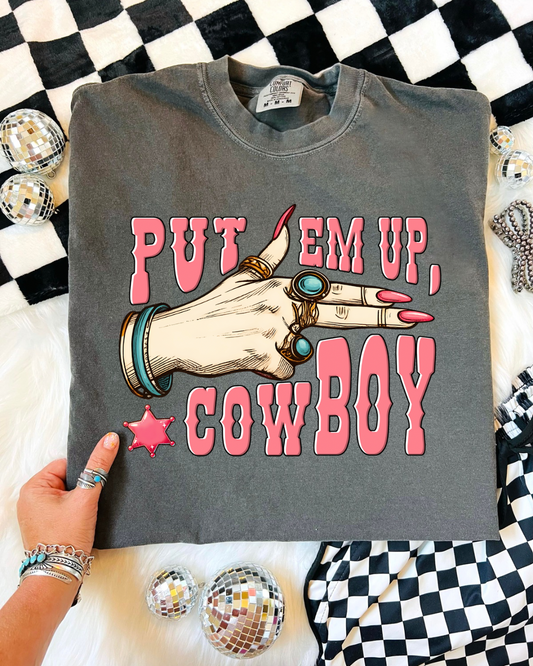 Put Em Up Cowboy Tee