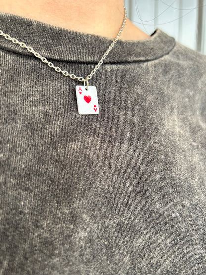 Play Your Cards Right Cowboy necklace