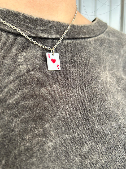 Play Your Cards Right Cowboy necklace