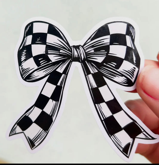 Chasin’ Checkers Sticker