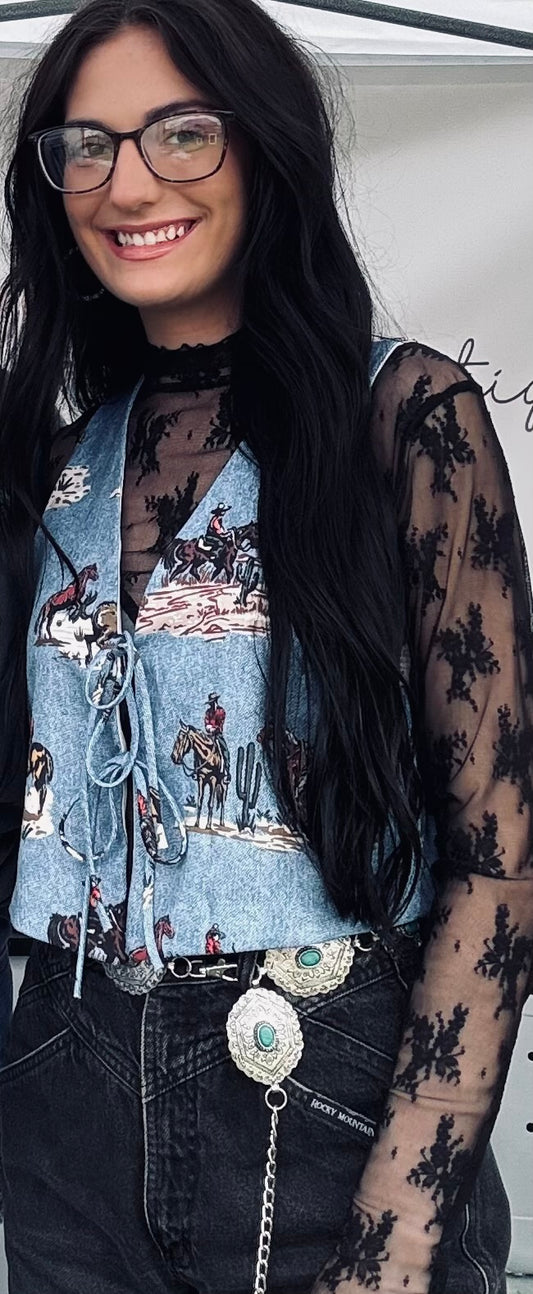 Western Tie Top