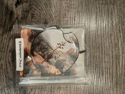 Car Freshener & Coaster Set